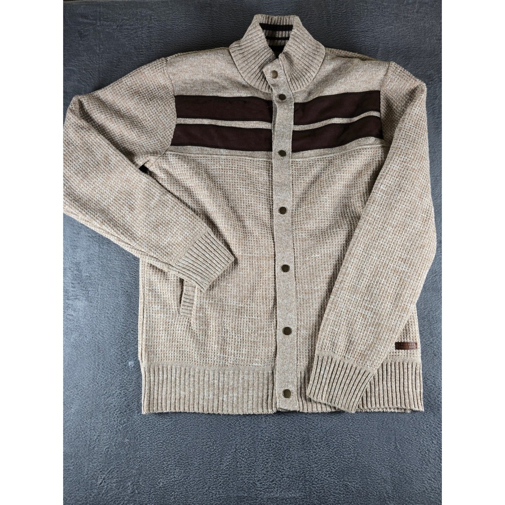 Buffalo David Bitton Sherpa-Fleece Lined Sweater Jacket